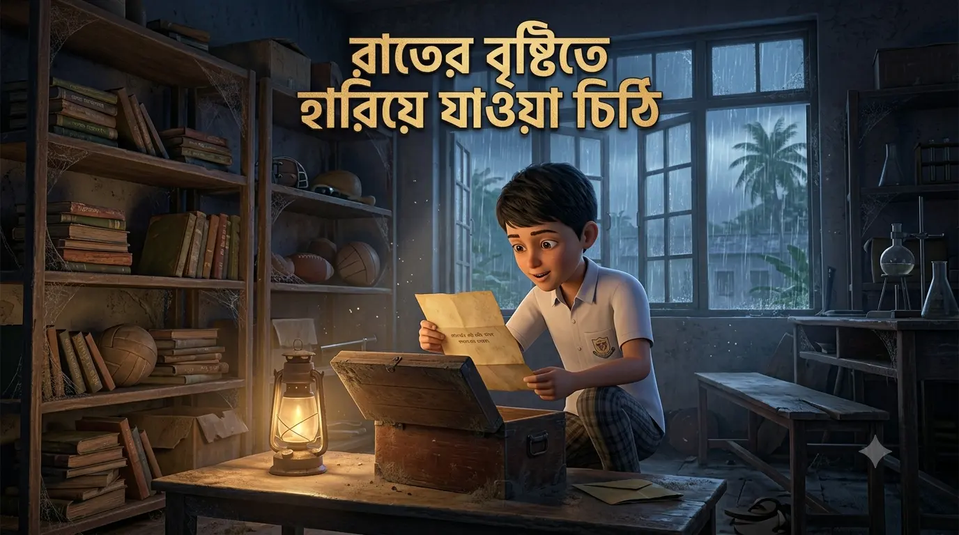 রাতের বৃষ্টিতে হারিয়ে যাওয়া চিঠি