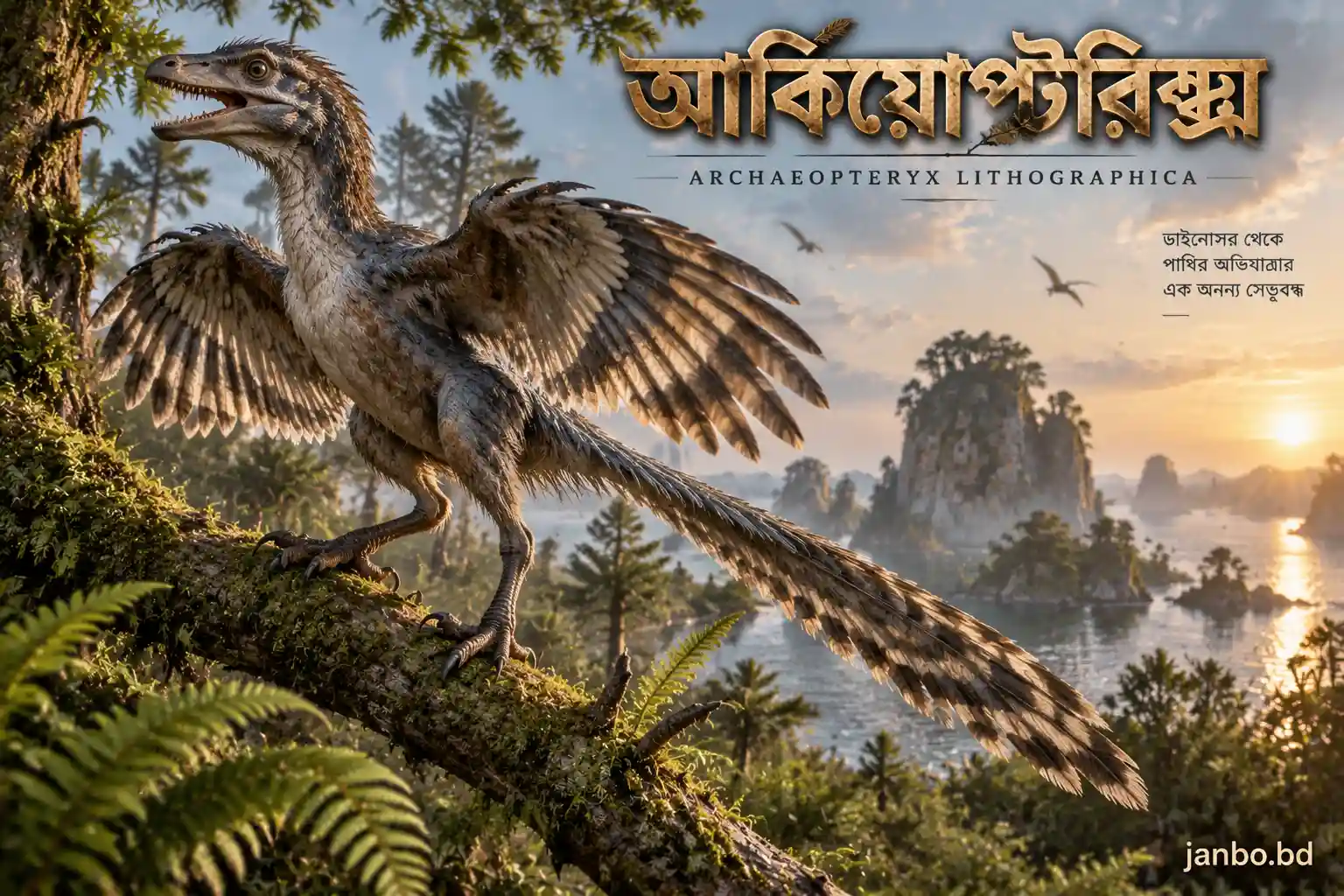 আর্কিয়োপ্টেরিক্স: ডাইনোসর থেকে আধুনিক পাখির বিবর্তনের গুরুত্বপূর্ণ সংযোগ