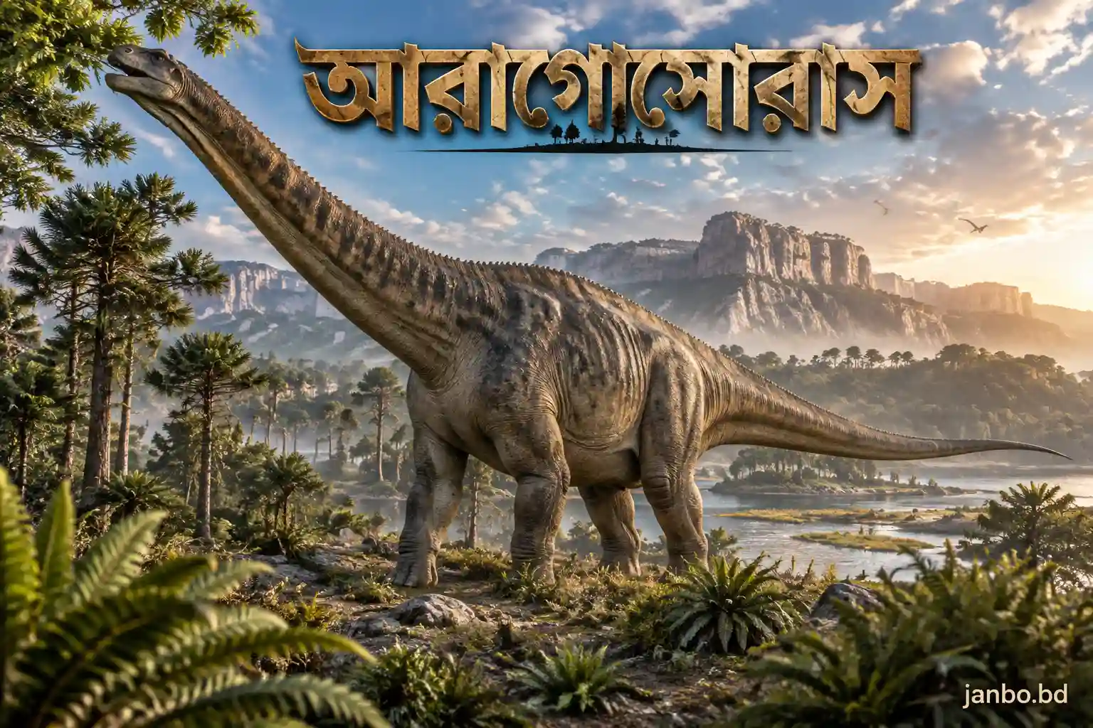 আরাগোসোরাস: স্পেনের বিশালাকার উদ্ভিদভোজী সৌরোপোড ডাইনোসর সম্পর্কে বিস্তারিত তথ্য