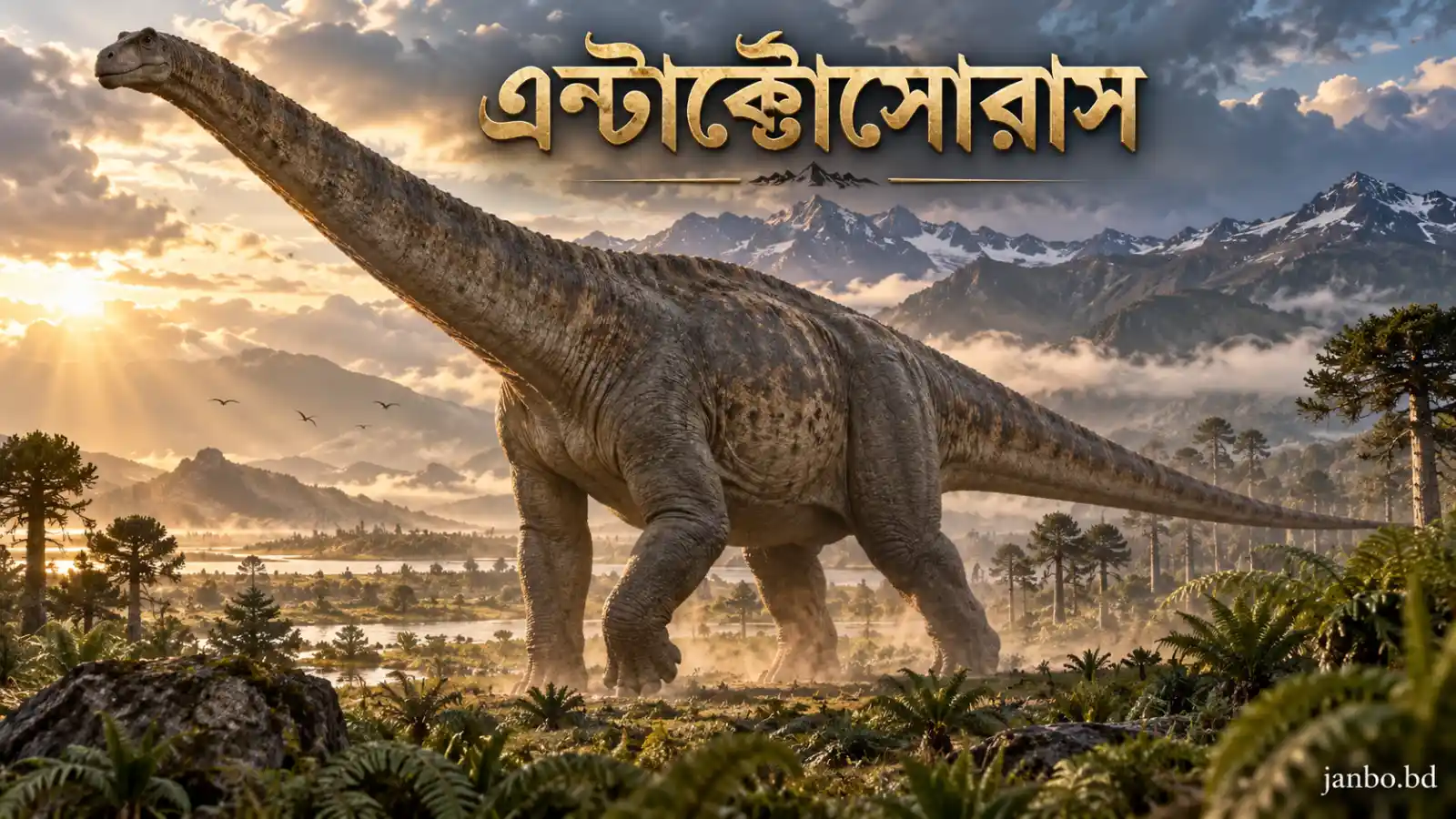 এন্টার্ক্টোসোরাস: দক্ষিণাঞ্চলের বিশালাকার টাইটানোসোর সৌরোপোড ডাইনোসর সম্পর্কে বিস্তারিত তথ্য