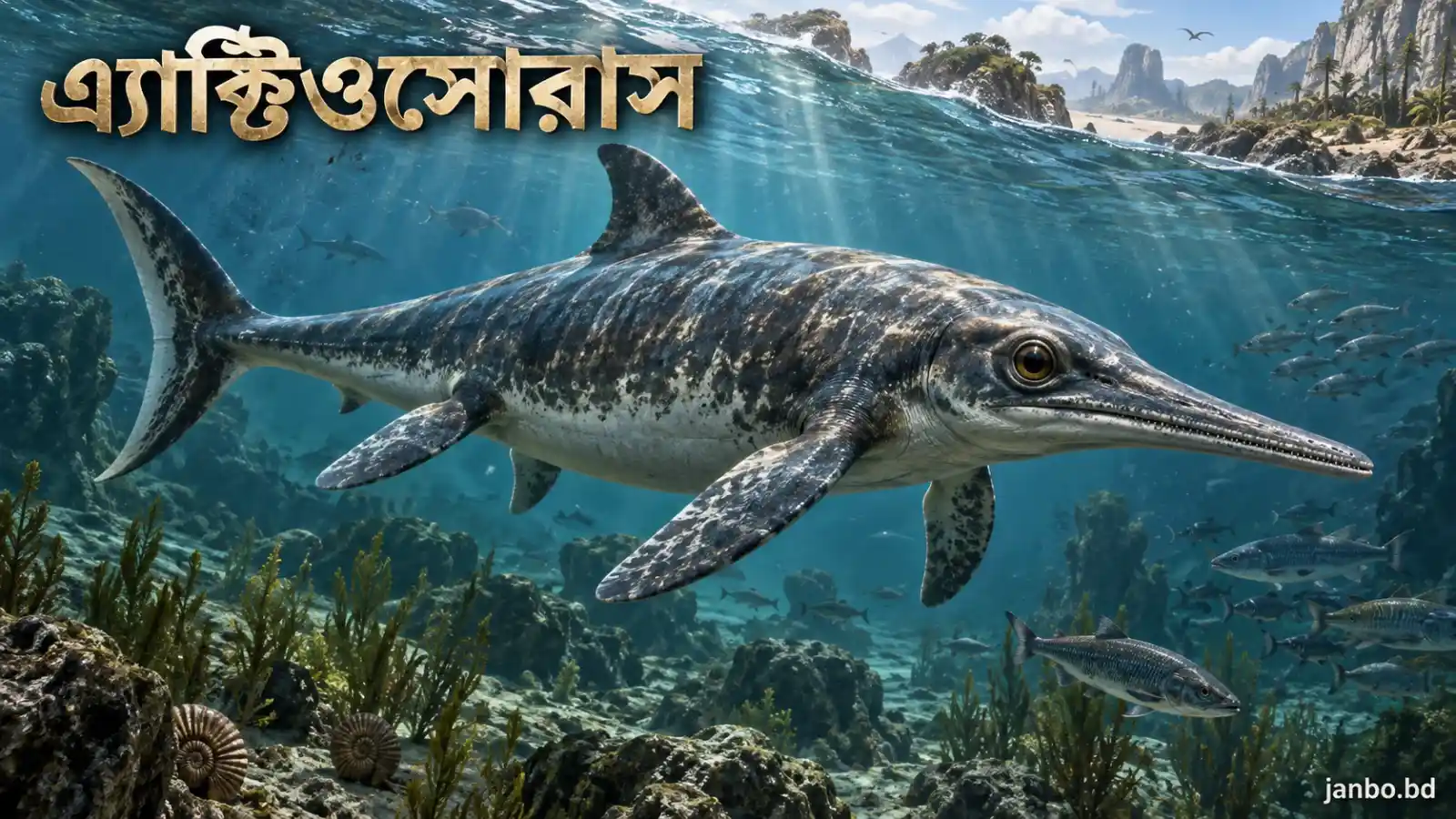 এ্যাক্টিওসোরাস: ডাইনোসর নয়, প্রাচীন সামুদ্রিক ইকথায়োসর সরীসৃপের ইতিহাস
