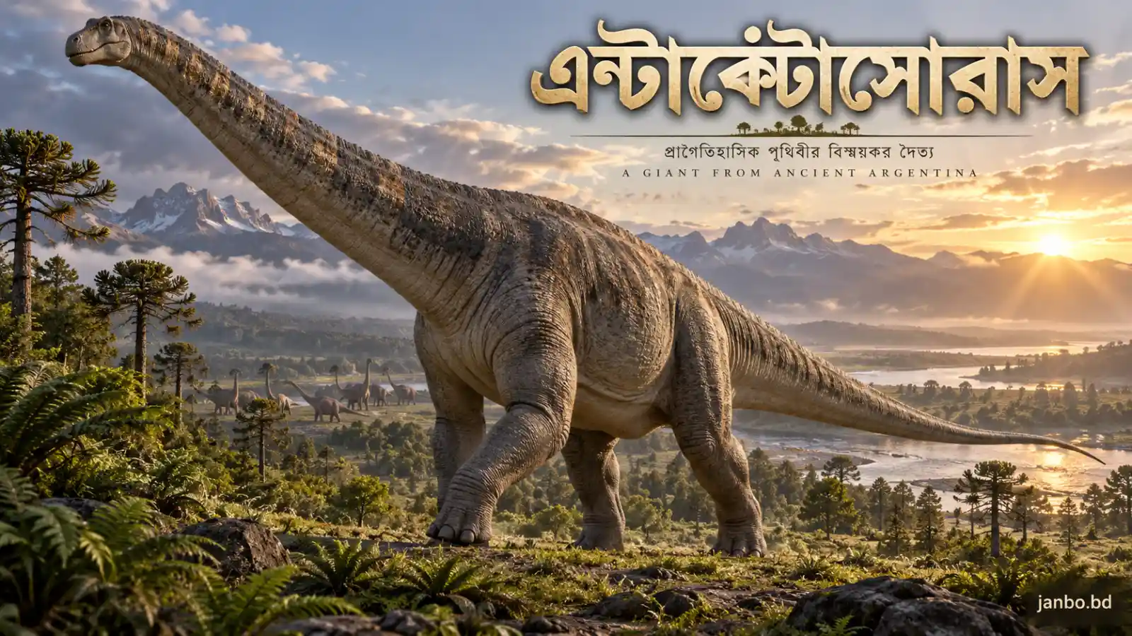 এন্টার্ক্টোসোরাস: দক্ষিণাঞ্চলের দৈত্যাকার টাইটানোসোর ডাইনোসর সম্পর্কে বিস্তারিত তথ্য